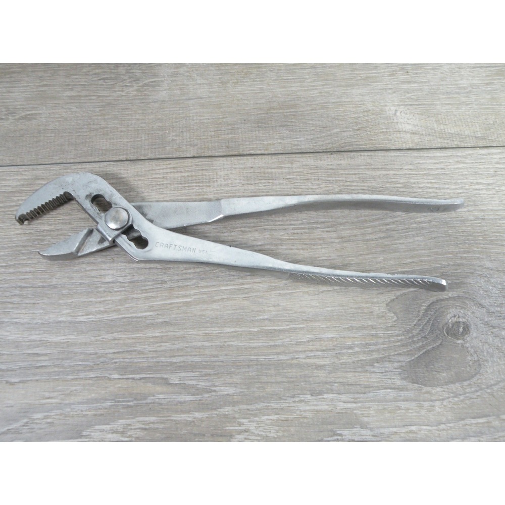 Vintage Craftsman USA 10" Tongue & Groove Pliers Adjustable Wrench Hand Tool